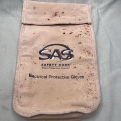 SAS Safety Corp Electrical Protective Gloves Canvas Storage Bag Lineman Pouch