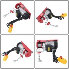 PA400 880lbs Mini Electric Hoist 328ft/100m Wireless Remote Control 110V 980W