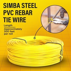 ReBar Tie Wire, PVC Rebar Tie Wire | 16 Gauge | Approx. 300 FT – SIMBA STEEL
