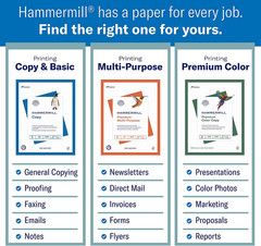 Hammermill A4 Paper, 20 Lb Copy Paper (210Mm X 297Mm) – 1 Ream (500 Sheets) – 92