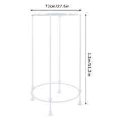 Round Garment Rack, Freestanding Hanging Rack, Clothes Store Display Rack