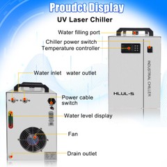 CRS 5W 10W 15W 355nm UV Laser Marking Engraving Machine For Glass Acrylic Wood