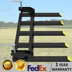 42″ Heavy Duty Debris Fork for Tractor Skid Steer Buckets Clamp on Trash Forks