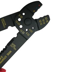 8″ Wire Stripper Cutter & Crimper Tool 22-10 AWG for Non & Insulated Terminals