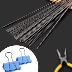 Glarks 104Pcs Stainless Steel Spring Wire Assortment Kit – Diameter 0.3-3mm, Len