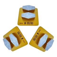 3 Pack Grinding Discs for Husqvarna PG Concrete Grinders Medium Bond 60/80 Grit