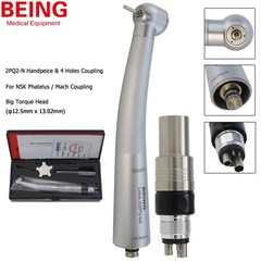 BEING Dental High Speed Handpiece 45 Degree Angle NSK Phatelus Coupler 4 6 Hole