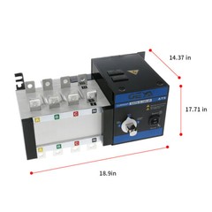 GEYA Industrial Automatic Transfer Switch 160A 4P 110V 220V Grid to AC Generator