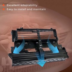 Front Grille Radiator Shutter Replacement for 2013-2016 Ford Fusion DS7Z-8475-A