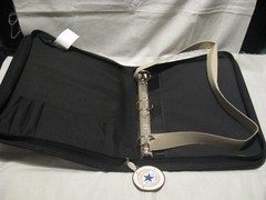 Converse All-Star Chuck Taylor 1.5″ 3-Ring Deluxe Fabric Zipper Binder Notebook