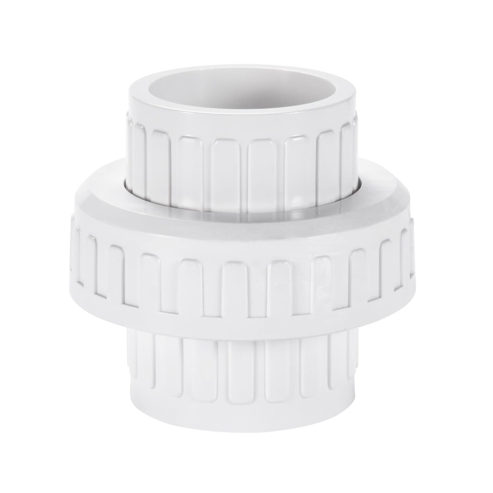 3″ PVC Union Coupling Pipe Fitting Schedule 40 Slip Union White 1 Pack