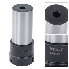 2″ Straight Shank Er40 Collet Chuck Tool Holder Quick Change 3.5inch