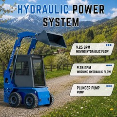 TYPHON STOMP 509 4WD Skid Steer Loader 1.4 Ton Kubota EPA w 2 Attachment Option
