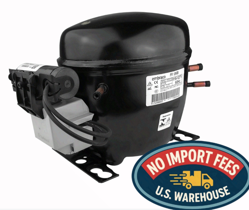 OEM Embraco FFI12HBX1 Refrigeration Compressor R134A High Efficiency Part