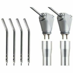 Dental 3 Way Air Water Spray Triple Syringe Handpiece w/ 2 Nozzles Tips Tubes