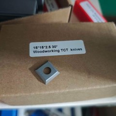 10pcs 15x15x2.5mm 30° CNC Router Bits, Woodworking Carbide Insert Knives