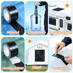 Waterproof Repair Tape, UV Resistant Fabric Patch for Outdoor Use, Suitable for