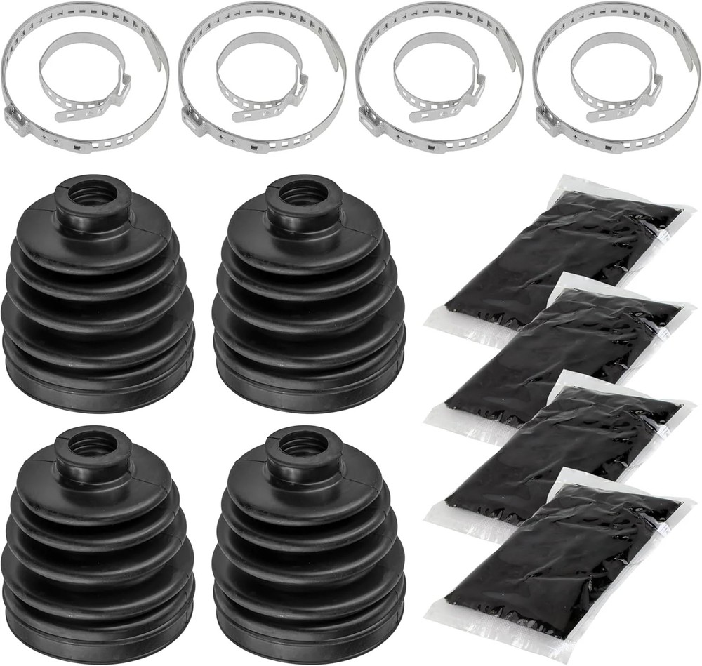 Caltric 2 Rear Axle Inner And Outer CV Boot Kits Compatible with Polaris…