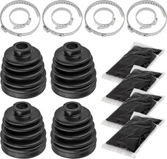 Caltric 2 Rear Axle Inner And Outer CV Boot Kits Compatible with Polaris…