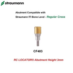 Titanium Locator Abutment Fit Straumann Bone Level NC/RC Zest Locator Compatible