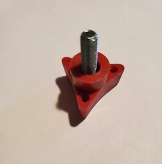 M6X15 Plastic Knob Thumb Screw Tee Wing NEW 10 pack Red 516684