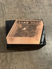 Herbert’s Base Ball / Herbert Specialty Mfg Co, 1929 Copper Print Block (2849)