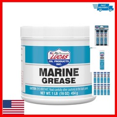 Lucas Oil 16 oz Marine Grease – Prevents Corrosion, Water Repellent