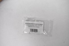 Lot of 400 Amerimax Gutter Screws White #8 x 3/8″ 20/Pack Phillips Pan Head