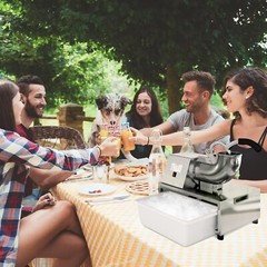 Efficient 500LB/H Ice Crusher Shaved Ice Machine,Ice Shaving Machine for Parties