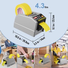 VEVOR Automatic Electric Tape Dispenser 110V Packaging Machine Glass Fiber Tape