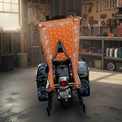 THIGHBRUSH® – NARANJA – Water Repellent Motorcycle Cover and Sunshade