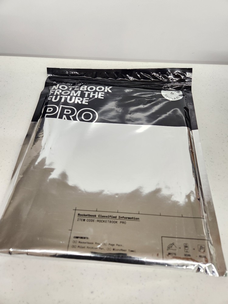 Rocketbook Pro 2.0 Reusable Professional Smart Notebook Letter Size 8.5×11 Blue