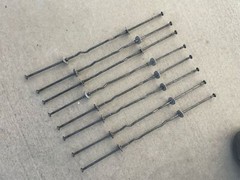 Sandbaggy 8″ x 4 ¾” Standard Snap Ties With 1″ Steel Washers (Short End)