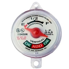 SCREW IN FORKLIFT PROPANE TANK GAUGE METER INDICATOR SCALE DIAL 11043UM LP FUEL