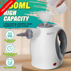 Multi-Surface Handheld Pressurized Steam Cleaner with 13 PCS LARGE, White