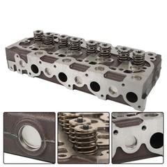 New Cylinder Head & Head Gasket Kit For Kubota V1702 V1702B Bobcat 1600 733 743