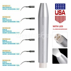 Ultrasonic Piezo Scaler Handpiece Tips G1,G2,G3,G4,P1,P3 Fit EMS/Woodpeck