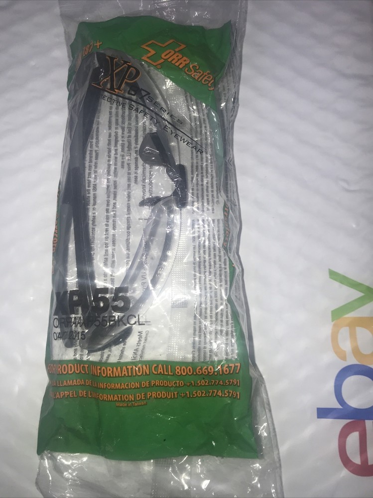 ORR Safety Protective Eyewear Glasses XP87 Series XP55 Clear Lens sealed NIP