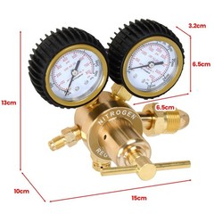 Nitrogen Tank Regulator CGA580 Inlet Connection 1/4″ Flare 0-800/4000 PSI Output