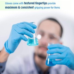 1000pcs Non-Latex Nitrile Exam Gloves Powder Latex Free 4 mil Rubber Clean M/L