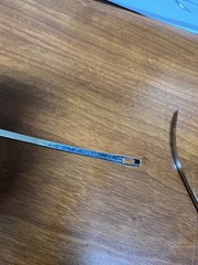 Lot of 3 Stainless Steel “S” Shaped Suture Needles, 5″ overall length
