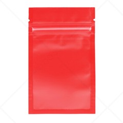 Various Sizes Matte Clear Front Color Back Foil Mylar Flat Zip Lock Bag Xmas