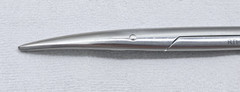 Aesculap BC243R TC Durotip Mayo Scissors, Curved, 6-3/4″