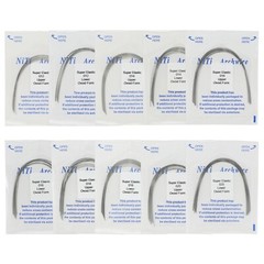 Dental Orthodontic Niti Super Elastic Arch Wires Round Rectangular Ovoid Natural