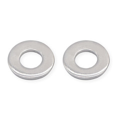 M6 Flat Washer, 14Mm OD, 18-8 304 Stainless Steel Metric Washers for Bolts Screw
