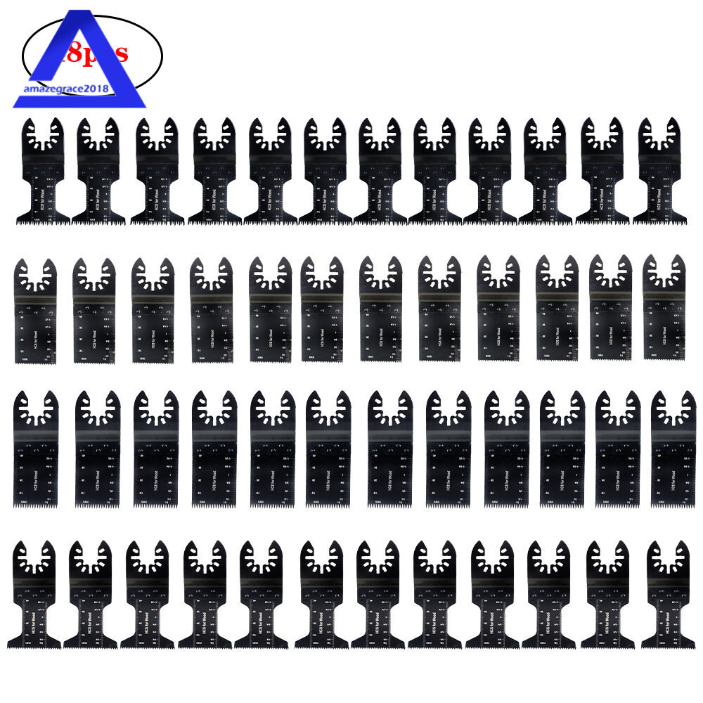 48Pcs Oscillating Multi Tool Saw Blade For Fein Multimaster Dremel Makita
