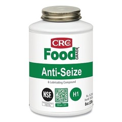 Food Grade Anti-Seize and Lubricating Compound, 8 oz Brush-Top Jar CRC SL35905 8