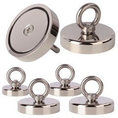 400-1300LBS Fishing Magnet Neodymium Super Strong Retrieving Treasure Hunt