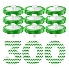 300pcs PES Syringe Filter 13mm /25mm/33mm Membrane Non-Sterile/Sterile 0.22um PP