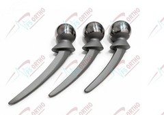 Thompson Hip Prosthesis Orthopedic Instrument Set Sizes 46mm 47mm 48mm 3 Pcs lot